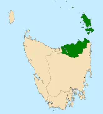 Carte de la circonscription.