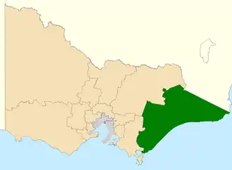 Carte de la circonscription.