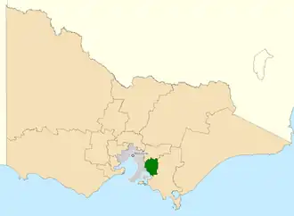 Carte de la circonscription.