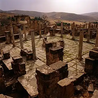 Ruines de l'ancienne cité romaine Cuicul