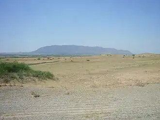 Silhouette du djebel Ousselat.