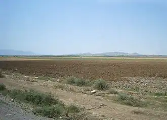 Vue du djebel Mghila au loin.