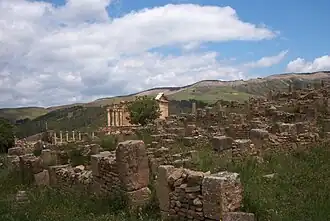 Les quartiers sud et le temple Septimien.