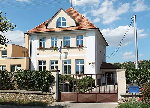 Dobšice : la mairie.