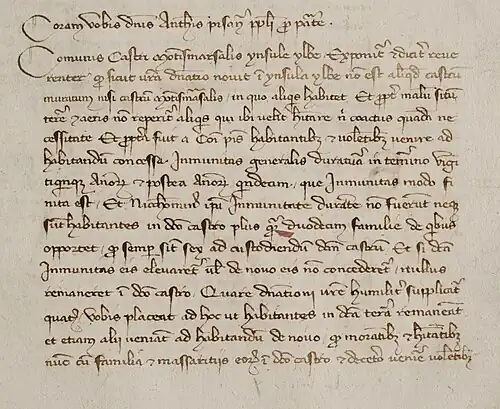 Document de 1345.