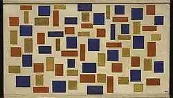 Composition XI, de Theo van Doesburg.La peinture en 1918 sur Commons