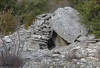 Dolmen no&nbsp;6, dans le bois du Laoul.