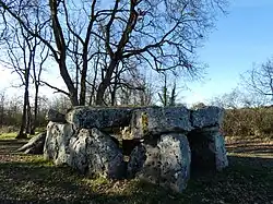Dolmen la Pierre Couverte de Corbeau.