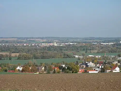 Dolní Benešov : vue générale.