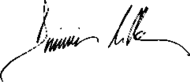 signature de Dominic Miller