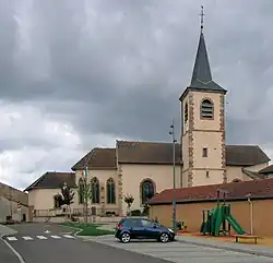Église Sainte-Céline côté nord.