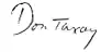 signature de Don Taxay