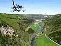 La vallée du Danube vue des hauteurs de Knopfmachen en amont de Beuron