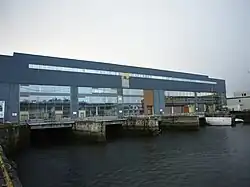 Le côté fjord en cours de rénovation.