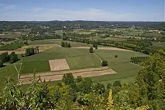 La Dordogne vue depuis Domme.
