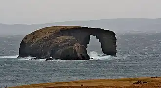 Vue de l'îlot, le 21 avril 2017.