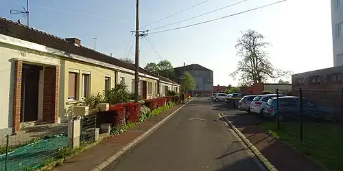 La rue Ernest-Couteaux à Douai.