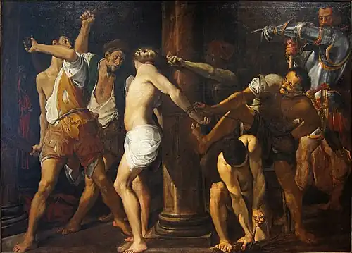 La flagellation (1590)musée de la Chartreuse de Douai.