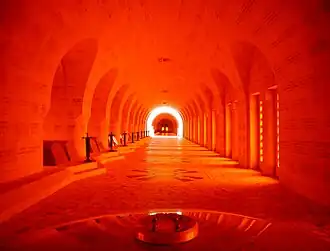 La longue galerie du cloître.