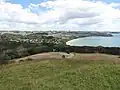 Plage des tonneliers, vue de Rangikapiti.
