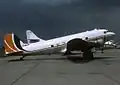 Douglas DC-3 F-BCYT d'Uni-Air au Bourget en 1977