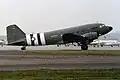 C-47 avec marquages de l'USAAF et D-DAY, Rotterdam, 1985