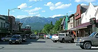 Centre-ville de  Whitefish.