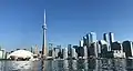 Panorama de Toronto depuis les îles de Toronto.