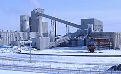 Certaines installations de la mine Doyon.