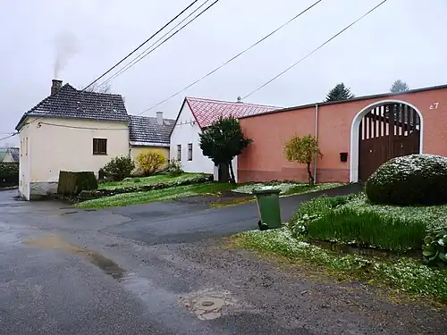 Maisons à Dražovice.