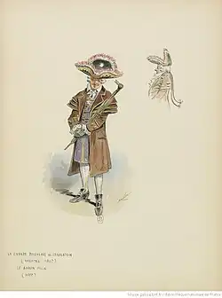 Costume de Puck pour La Grande-Duchesse de Gérolstein de Jacques Offenbach (1867)