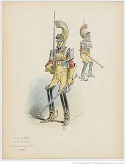 Costume du Capitaine des carabiniers pour Les Brigands de Jacques Offenbach