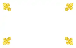 Un drapeau blanc utilisé de 1814 à 1830, lors de la Restauration.