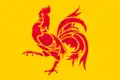 Drapeau de la Wallonie.