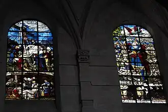 Détail du transept sud  typique du gothique des temps modernes (XVIIe&nbsp;siècle).