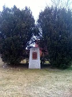 Monument au campement du duc d'Anville, Birch Cove, Halifax, Nouvelle-Écosse