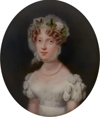 Marie-Caroline de Bourbon, duchesse de Berry, 1820, localisation inconnue.