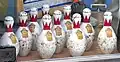 Quilles de Duckpin bowling&nbsp;(en), plus petites et trapues.