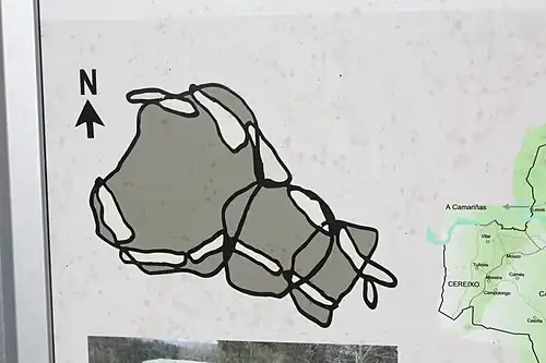 Plan du dolmen