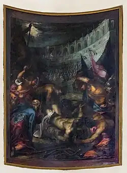 Bras droit du transept - Martyr par Andrea Vicentino.