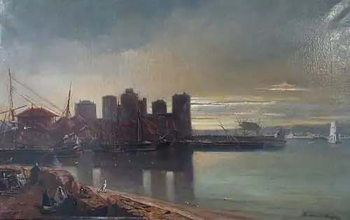 Le Port de Trébizonde, huile sur toile, localisation inconnue.