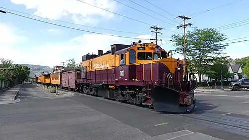 La locomotive Diesel no&nbsp;101 à Durango.
