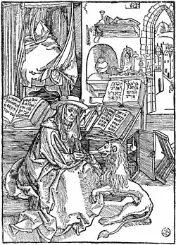 Saint Jérôme et le Lion, 1492.