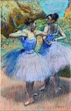 Edgar Degas, Les Danseuses mauves.