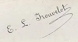 signature d'Étienne Léopold Trouvelot