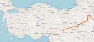 Itinéraire de la route européenne 99