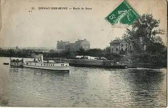 La Seine, au début du XXe&nbsp;siècle.