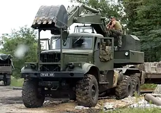 pelleteuse de l'armée ukrainienne,