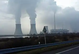 Centrale thermique de Prunéřov (1&nbsp;490&nbsp;MW, lignite), 2007