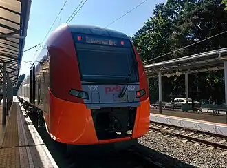 Un ES2G 042 en gare de Svetlogorsk II.